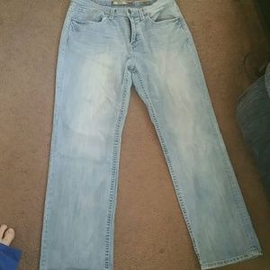 BKE Denim Light boot cut blue jeans 36×34